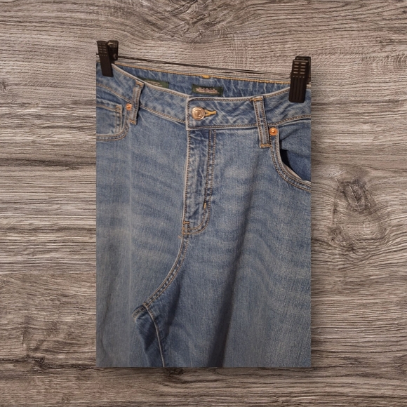 Wild Fable Blue Flare Wide Leg Denim Size 12 - Picture 6 of 8